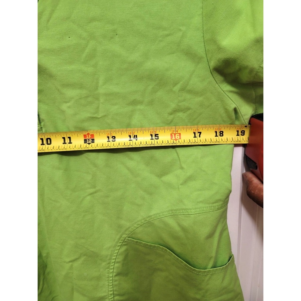 Crocs Medical‎ Apparel Green V-Neck Scrub Top With Pockets M - Picture 7 of 10